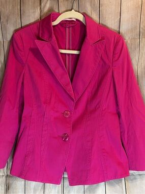 Basler Hot Pink Tailored Blazer